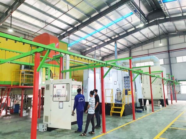 Dây Chuyền Sơn Tĩnh Điện GOLDLINE Cho Ngành Công Nghiệp Sản Xuất Nhôm Thanh Định Hình