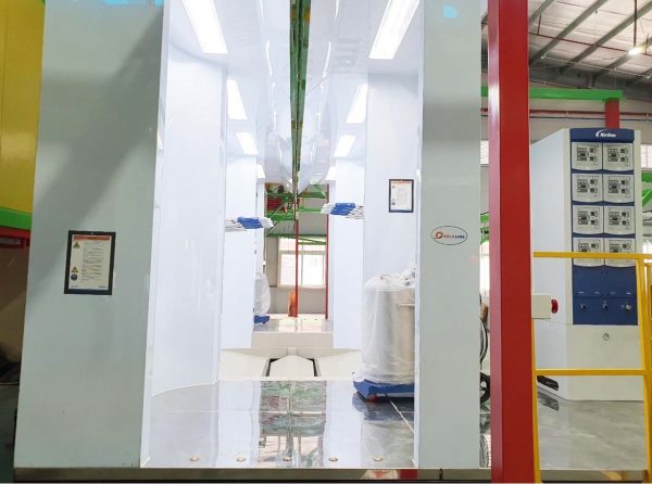 Dây Chuyền Sơn Tĩnh Điện Tự Động GOLDLINE Sơn Cho Sản Phẩm Tủ Cấp Đông, Tủ Lạnh Công Nghiệp